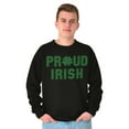 thumbnail image 5 of Proud Irish St Patrick's Day Shamrock Sweatshirt for Men or Women Brisco Brands M, 5 of 6
