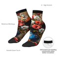 thumbnail image 6 of Naloa Elegant Floral Vase Painting Ankle Socks for Women Non Slip Socks No Show Socks Classic Low Cut Casual Socks Casual Socks, 6 of 7