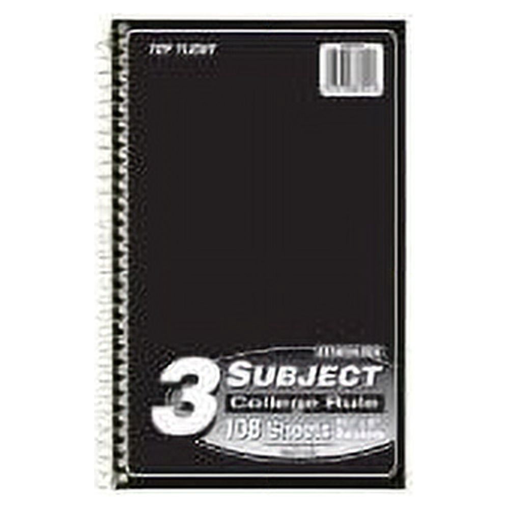 Top Flight College Ruled Notebook, 9.5in x 6in, 180 Pages, 108 Count