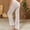 White, variant on Medieval Pants Womens Pants Standard Low Waist Rise Full Slim Bootcut White L