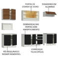 thumbnail image 3 of Cocina Integral Completa Modular Madesa Genova 280cm BNM 04, 3 of 4