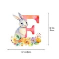 thumbnail image 3 of Quinlirra Clearance Alphabet Acrylic 26 Letter Pendant Easter Home Decor Acrylic Letter Decoration Pendant F, 3 of 9