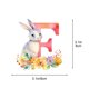 thumbnail image 3 of Decoraciones de Pascua, Adornos de Pascua, Regalos de Pascua Colgante de 26 letras de acrílico de Pascua Colgante de decoración de letras de acrílico para el hogar Colgante colgante, 3 of 5