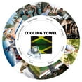thumbnail image 7 of Jamaican-Flag Cooling Towel 39.4"X11.8" Ice Sweat Towel Face Cooling Neck Cooler Wraps For Sports, 7 of 7