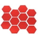 thumbnail image 1 of Decoración de pared espejo, pegatinas de pared espejo 12 pcs acrílico hexagonal adhesivo para decoración del hogar para sala de estar de dormitorio, 1 of 7