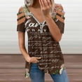 thumbnail image 2 of Marriage Prayer Womens Summer V Neck Zipper Top Short Sleeve T Shirt Off Shoulder Top Casual Classy Loose Shirts, 2 of 7