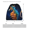 thumbnail image 3 of Vsdgher Yellow Fish Seahorse Slouchy Beanie Hat for Men/Women, Skull Cap Chemo Cap Night Sleeping Cap, 3 of 8