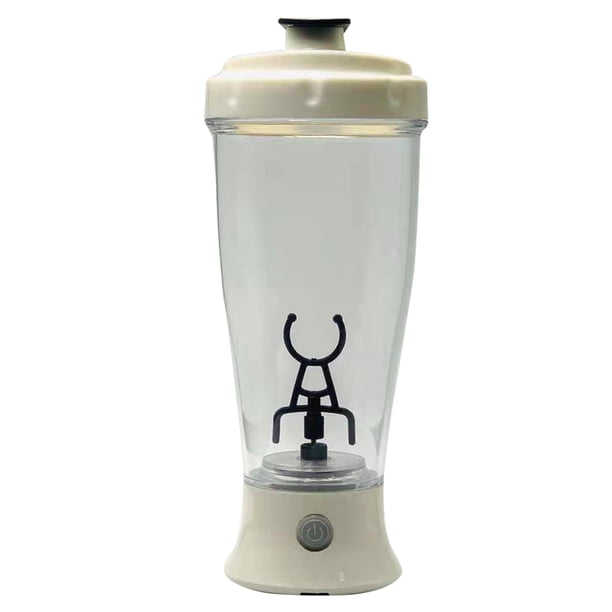 Agitador De Proteínas Agitador De Proteínas Fitness 350ml Protein Shaker Mixing Cup Sports Training Botella automática (Blanco)