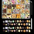 thumbnail image 5 of 3D Cute Candy Nail Charms, Mix Colours Resin Sweets Lollipop Doughnuts Nail Art Designs, Assorted Biscuits Chocolate Cake Charms for Nail Decorate DIY Craft, 5 of 10