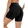 thumbnail image 1 of SAYFUT Women's High Waist Workout Yoga Shorts with Out Pockets Tummy Control Athletic Sports Pants, 1 of 7