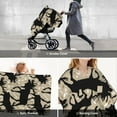 thumbnail image 6 of Car Seat Cover Baby - Moose antlers elk vintage Breathable Infant Car Seat Cover for Baby Carseat, Lightweight Comfort Baby Essentials Must Haves Newborn Stuff for Girl Boy, 6 of 7