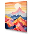 thumbnail image 2 of Designart "Realm Of Sunrise Among The Mountains I" Landscape Mountains Wall Art Living Room, 2 of 7