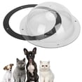 thumbnail image 3 of Cubierta De Valla Semicircular Acrílica Para Mascotas, Ventana Transparente Acrílica Para Perros Y Gatos, Casa En El árbol, 3 of 7