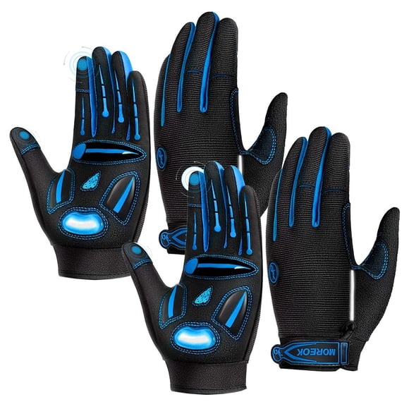 Guantes de Golf GlovSoccBlue 2Pares M Negro/Azul MicroFibra. Xtreem Boom MXVCC-005