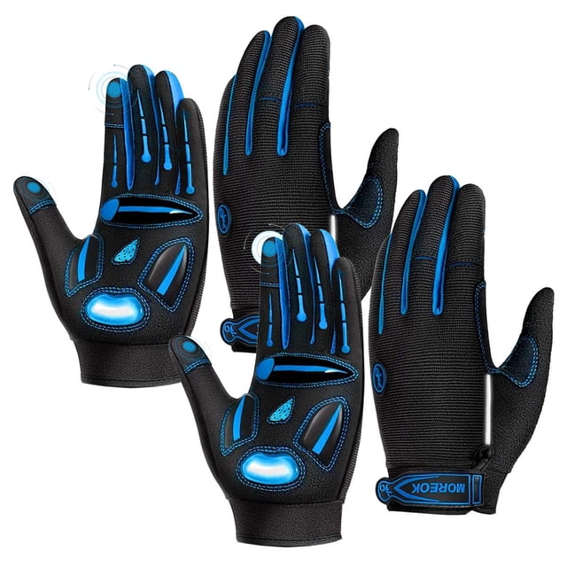 Guantes de Golf GlovSoccBlue 2Pares M Negro/Azul MicroFibra. Xtreem Boom MXVCC-005