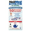 NeilMed Sinus Rinse Packets, Natural Relief for Nasal Irrigators, 50 Count, 10 mg