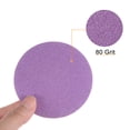 thumbnail image 4 of Unique Bargains 50 Packs 80 Grit Purple Sanding Discs 3 Inch Hook and Loop Circular Sandpapers Wet Dry Polish, 4 of 6