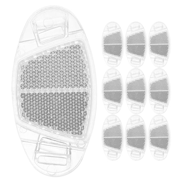Houderco 10Ud Reflectores Para Plásticos Para Advertencia Y
