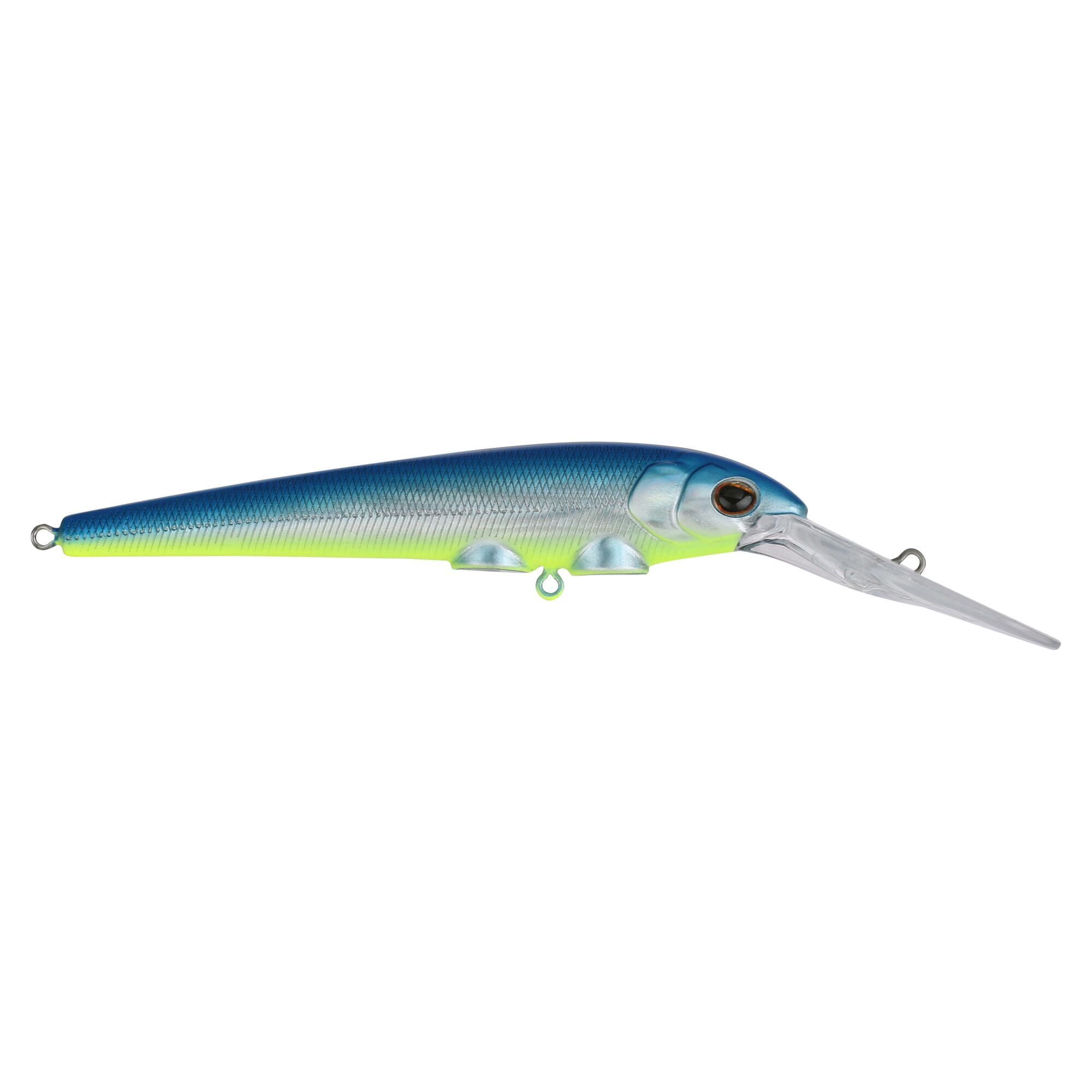 Berkley Deep Hit Stick, 3.75 in, Crankbaits, Blue Slime (1 Count)