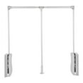 thumbnail image 3 of 35-47 Inch Adjustable Closet Rod Closet Mounted Rod Wall Mounted Hanging Rod, 3 of 11