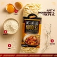 thumbnail image 3 of De Mi Pais Egg Noodles, Traditional Instant Egg Noodles for Soup, Stir-Fry, Pasta or Ramen, 14 oz, 1-Pack, 3 of 5