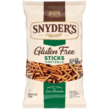Snyder's of Hanover Gluten Free Pretzel Sticks, 14 oz Bag