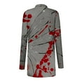 thumbnail image 7 of Fesfesfes Cardigans for Women Halloween Print Cardigan Tops Loose Long Sleeve Shirts Fall Coat Casual Cardigan Blouse Clearance, 7 of 7