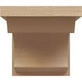 thumbnail image 2 of 8"W x 8"D x 8"H Wide Emerson Rough Cedar Woodgrain TimberThane Corbel, Primed Tan, 2 of 6