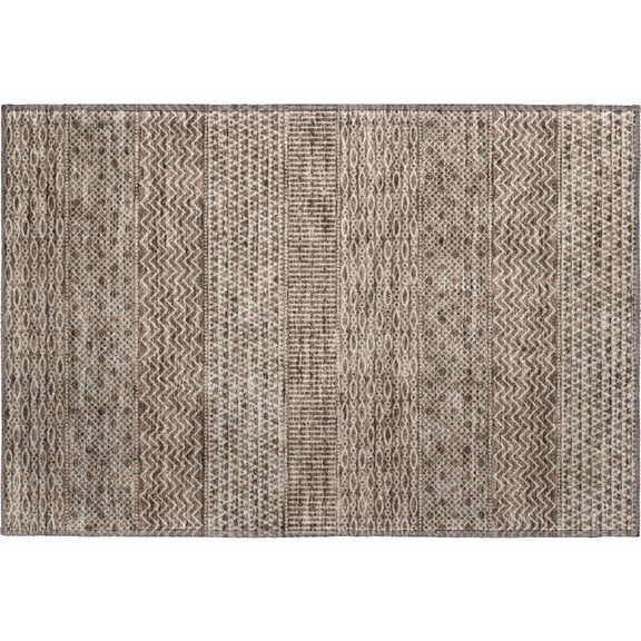 Dalyn Rugs Premium Machine Washable Mayfield AMF939 Brown 1'8" x 2'6" Rug
