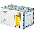 thumbnail image 3 of Juego de 6 vasos de cerveza | 19 onzas | Vasos de pinta para Lager, Pilsner, cerveza de trigo y cerveza artesanal, vasos altos transparentes | Apto para lavaplatos | Fabricado en Europa, 3 of 12
