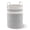 Grey, variant on Cheer Collection Large Cotton Rope Laundry Hamper with Handles, 16 x 16 x 22, 3 Tone Black/Gray/Tan
