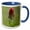Blue/White, variant on 3drose, Crimson or Italian Flora Clover, Mississippi - Us25 Rsp0000 - Rob Sheppard, 11oz Two-tone Red Mug
