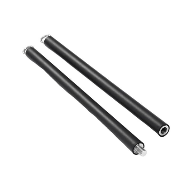 Barra de tracción Barra de Pilates Entrenamiento Entrenador de músculos Cable duradero desmontable Máquina Barra de fijación Barra recta para gimnasio 2 Secciones 98cm shamjiam Barra desplegable