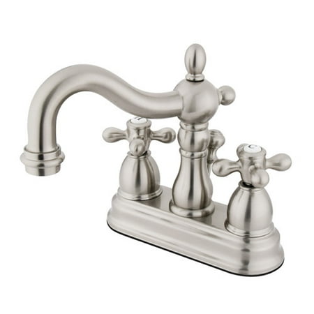 UPC 663370027628 product image for 4 in. Centerset Lavatory Faucet in Satin Nickel Finish | upcitemdb.com