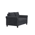 thumbnail image 3 of LifeStyle Solutions Fallon Loveseat in Gray Microfiber Upholstery, 3 of 14