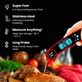 thumbnail image 2 of Digital Meat Thermometer for Cooking and Grilling - Waterproof Ultra-Fast Instant Read Food thermometers with Backlight, Bottle Opener & Kitchen Hanging Holes, 2 of 5