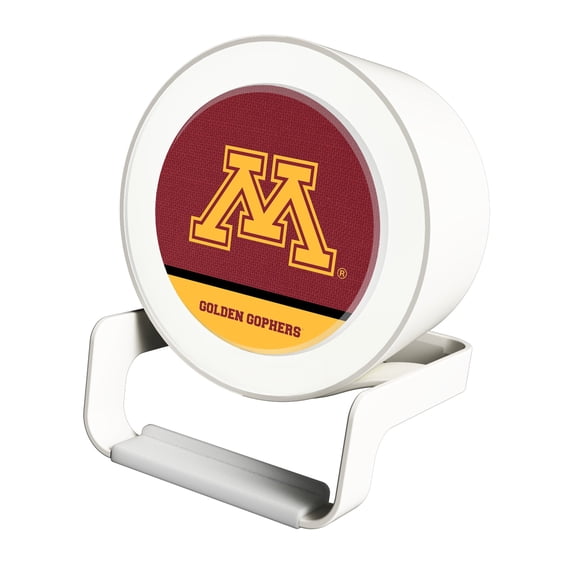 Keyscaper White Minnesota Golden Gophers Night Light Charger and Bluetooth Speaker