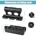 thumbnail image 3 of PCS Bike Fork Mount Bracket, Car Bike Rack, Bicycle Fork Mount with 4 Removable Fasteners for Trailer or Truck Rack Transport Storage, 3 of 5