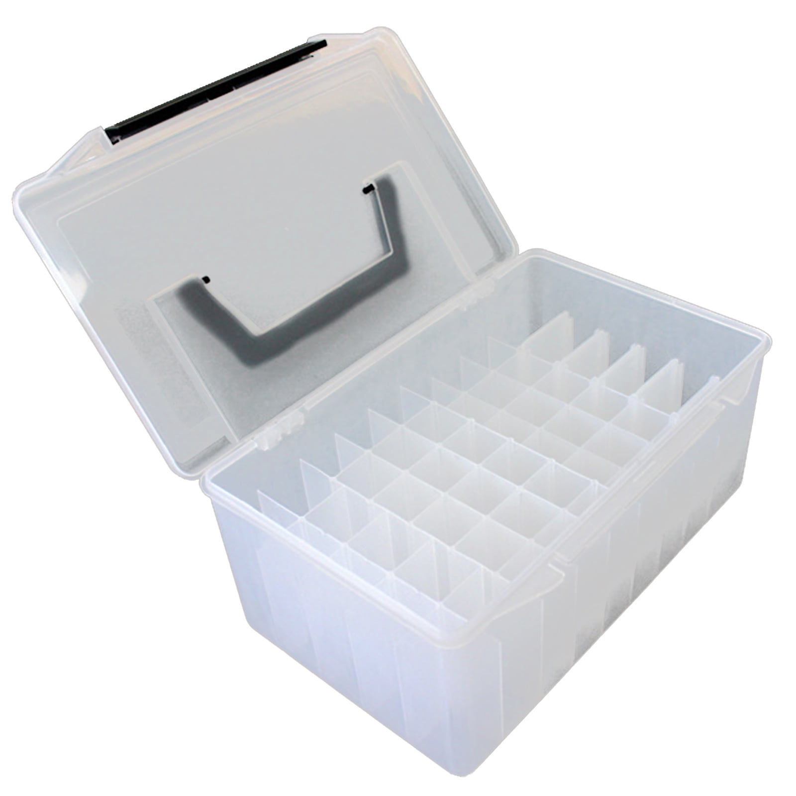 BIBABLYKE Outdoor Fishing Box 52 Grid Plastic Fishing Tackle Box Squid Jig Hard Lures Tool Case Artificial Baits Storage Box