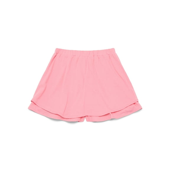 Wonder Nation Little Girls Ruffle Scooter Skirt, Sizes 4-10