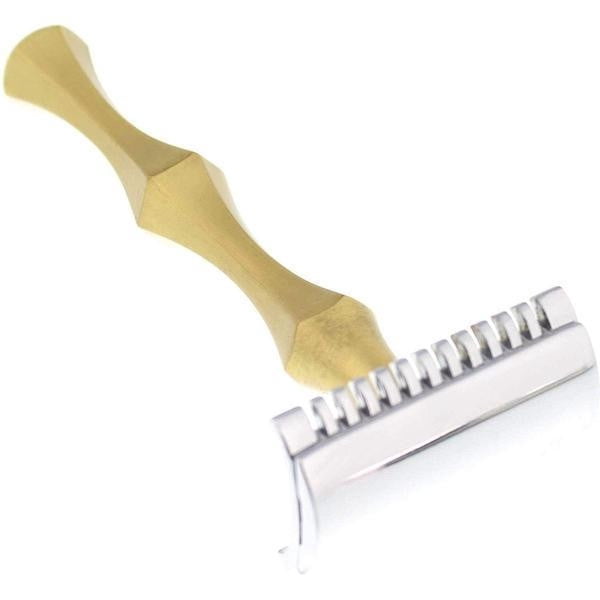 WCS Vintage Collection Razor 47BR, Brass-Open Comb