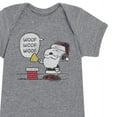 thumbnail image 3 of Peanuts - Christmas - Snoopy's Woof Woof Woof Bell - Infant Baby One Piece, 3 of 5
