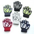 thumbnail image 4 of Guantes de invierno para niños, 3 pares de guantes de punto elásticos y cálidos con agarre para niños, 4 of 5