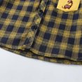 thumbnail image 4 of ATOGUTA Boys Winter Jacket Spring and Autumn Styles Classic Checked Hooded Shirt Children's Clothing Yellow, Size 1T-8, 4 of 6