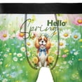 thumbnail image 4 of Cavalier King Charles Spaniel Hello Spring Time Flower Floral Nature All Over Print Boxer Briefs Underwear for Men Dad Dog Lover Gifts - 02031, 4 of 6