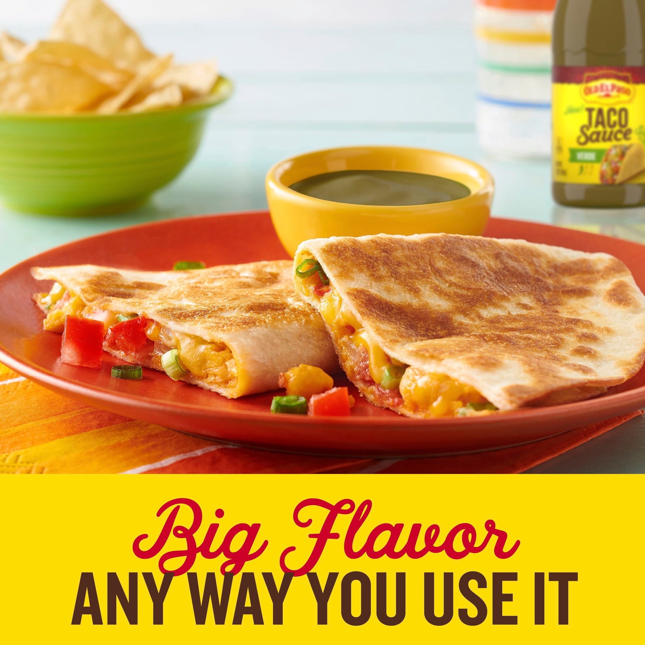 (2 pack) Old El Paso Verde Taco and Enchilada Sauce, Mild, Meal Prep, 12 oz