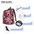 thumbnail image 3 of Fotbe Rose Flowers Mochila de Lona con Estampado, Mochila Duradera, Mochila Versátil de Alta Calidad, Mochila Compacta Vintage-Medium, 3 of 5