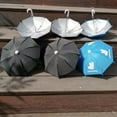 thumbnail image 2 of Paraguas pequeño con estampado de motociclista, repartidor, miniparasol para teléfono móvil, 2 of 14