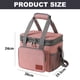 thumbnail image 2 of Paquete de aislamiento de doble capa Bolsa de almuerzo Bolsa de aislamiento Bento La bolsa de hielo para picnic al aire libre, 2 of 6