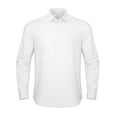 thumbnail image 2 of Camisa de lino JEKAOYI con botones, manga larga, blanca, 2 of 5